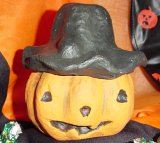 petit artisan ltd Decorative pumpkin box to decorate for Halloween