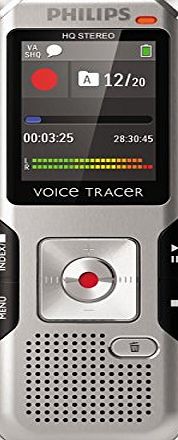 Philips DVT4000 Voice Tracer Digital Recorder with AutoAdjust , 4GB, colour display, anthracite