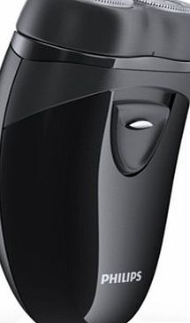 Philips Mens Electric Travel Shaver PQ203/17 with Travel Pouch (Cordless)