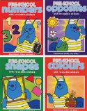 PHL Pre-School Sticker Fun Book - Numbers/Colours/Shapes/Opposites (305) 4 per pack