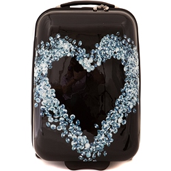 Picture Case Diamond Heart Large 28` Trolley Case