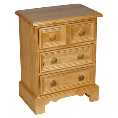 pine CHEST OF DRAWERS 2 OVER 2 MINI ROSSENDALE Pt4