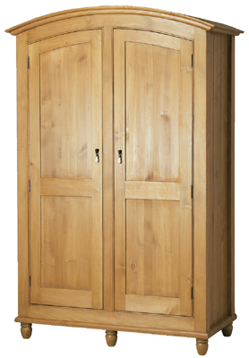pine Double Wardrobe All Hanging Provencal