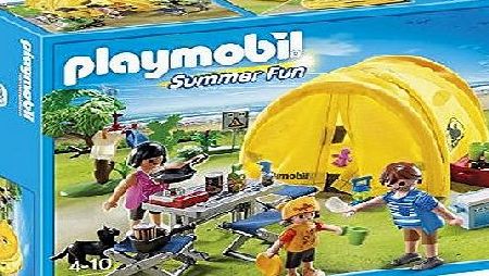 Playmobil 5435 Summer Fun Family with Camping Tent