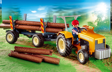 playmobil Loggerand#39;s Tractor 4209