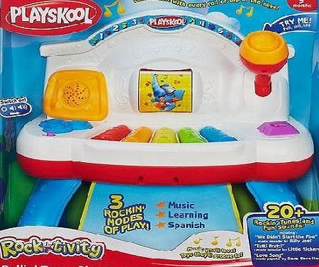 Playskool Rocktivity - Rollin Tunes Electronic Piano - Elefun Toddler Baby Musical Learning Toy