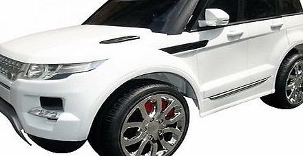 PLAYTODAY Range-Rover Kids-Sport Style 12v Electric-Ride On Car Jeep- White