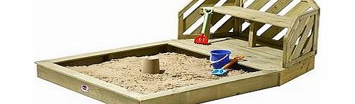 Plum Premium Wooden Sand Pit and Bench 10156076