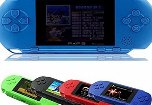 Polade game console Polade 2.7inch LCD Rechargeable Game Console Retro Megadrive 16 Bit 150  Games (red)