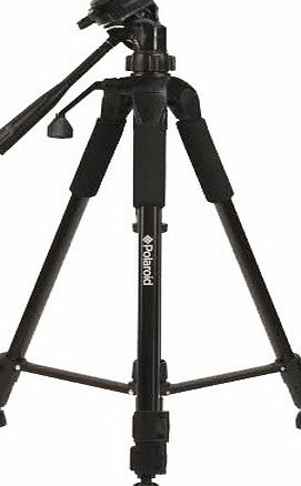Polaroid 145cm Photo / Video Tripod Includes Deluxe Tripod Carrying Case For Digital Cameras amp; Camcorders