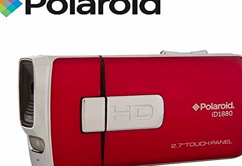 Polaroid ID1880 Full HD Camcorder - Red.