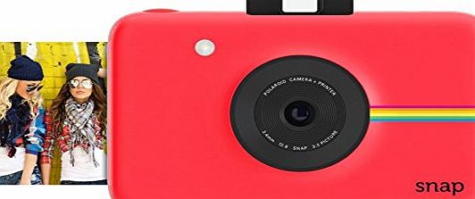 Polaroid Snap Instant Digital Camera (Red) wih ZINK Zero Ink Printing Technology