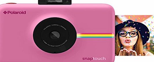 Polaroid Snap Touch Instant Print Digital Camera With LCD Display (Pink) with Zink Zero Ink Printing Technology