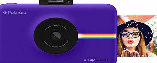 Polaroid Snap Touch Instant Print Digital Camera With LCD Display (Purple) with Zink Zero Ink Printing Technology