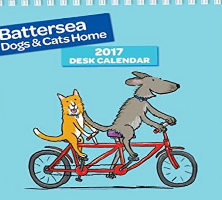 Portico Battersea Dogs amp; Cats Range - Desk Calendar 2017