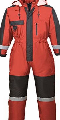Portwest Winter Coverall - S585 - Red - XL Regular