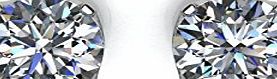 Precious Jewels UK - DIAMOND Stud Solitaire Earrings 0.06ct 9ct White Gold. Certificate By GIE