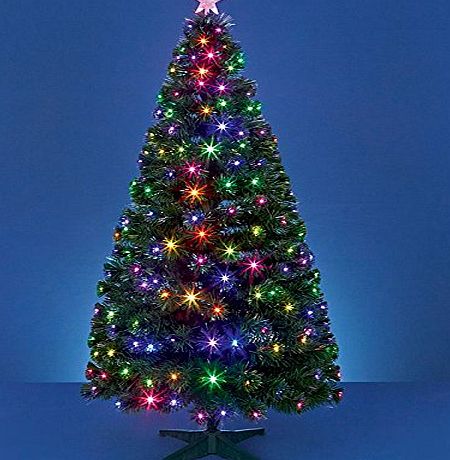 Premier Green Fibre Optic Christmas Tree 1.2m