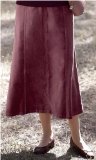 Promod Penny Plain - Mulberry 16short Velveteen Skirt
