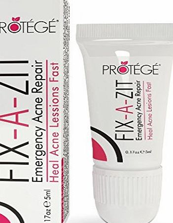 Protege Beauty FIX-A-ZIT Acne Spot Treatment - Fast and Natural Formula to Get Rid of Pimples - Benzoyl Peroxide-Free