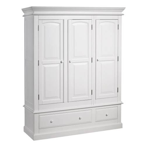 Provence Painted Bedroom Furniture Provence Wardrobe Triple 908.706