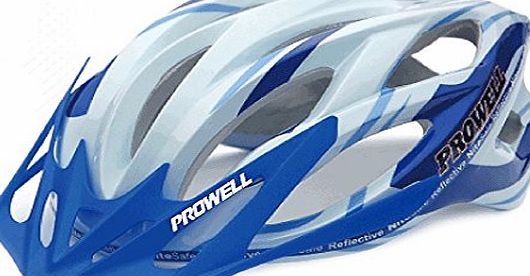 Prowell 55R Phonenix Prowell 55R Phoneix cycle helmet (Blue White, Medium)
