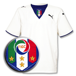 Puma 06-07 Italy Away 4 Star Shirt