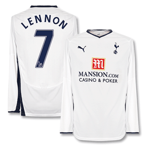 Puma 08-09 Tottenham Home L/S Shirt   Lennon 7