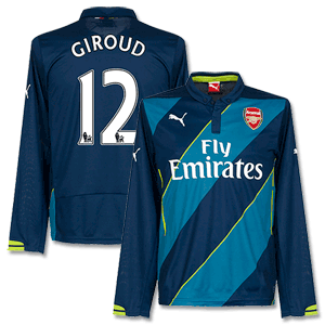 Puma Arsenal 3rd L/S Giroud No.12 Shirt 2014 2015 (PS