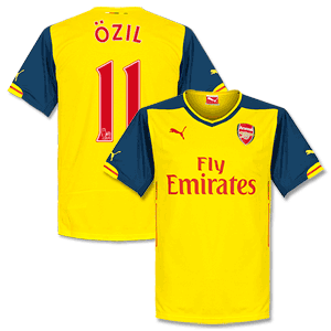 Puma Arsenal Away Ozil No.11 Shirt 2014 2015 (PS Pro