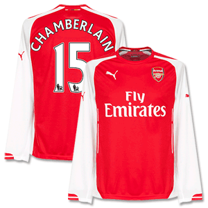 Puma Arsenal Home L/S Chamberlain Shirt 2014 2015