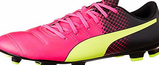 Puma evoPOWER 4.3 Tricks Firm Ground, Mens Football Training Shoes, Pink (Pink Glo/Safety Yellow/Black), 6 UK (39 EU)