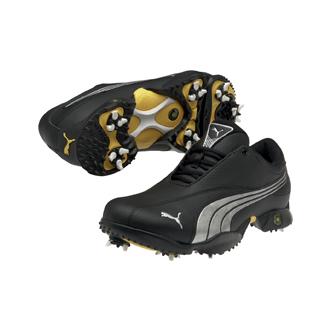 Ace 2 Golf Shoes (Black/Silver/Yellow)