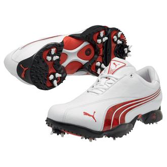 Puma Golf Ace 2 Golf Shoes (White/Red/Black)