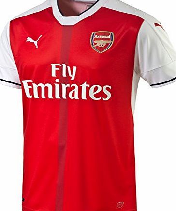 Puma Mens Arsenal Football Club Home 16-17 Replica Football Shirt - High Risk Red, Small