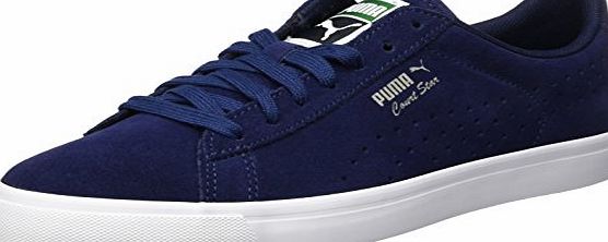 Puma Mens Court Star Vulc Suede Low-Top Sneakers Blue Size: 11