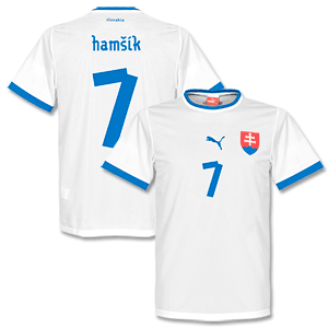 Puma Slovakia Home Hamsik Shirt 2013 2014 (Fan Style