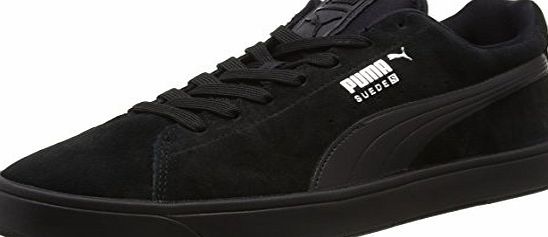 Puma Unisex Adults Suede S S6 Low-Top Sneakers, Black (Blk/Blk/P.Si), 7 UK