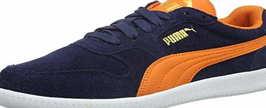Puma Unisex Kids Icra Trainer Sd Low-Top Sneakers blue Size: 4 UK