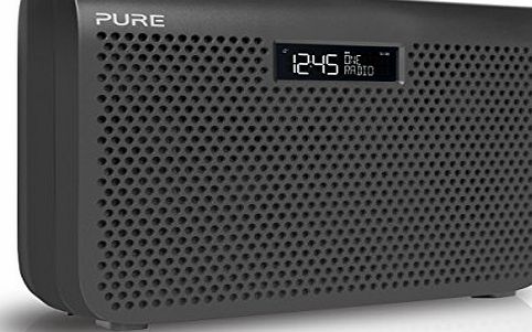 Pure UK PURE One Midi Series 3 S3 DAB  Digital FM Portable Radio with Alarm Clock - Graphite