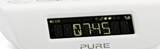 Pure UK Pure Siesta Mi Series 2 Digital Radio Alarm Clock DAB/FM - White