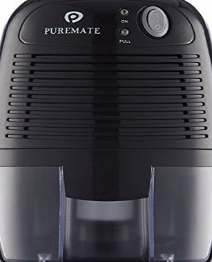 PureMate 500ml Compact and Portable Mini Air Dehumidifier for Damp, Mould, Condensation and Moisture in Home, Bedroom, Kitchen, Bedroom, Caravan, Office, Garage
