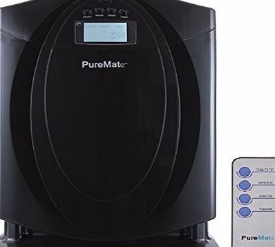 PureMate True HEPA Air Purifier and Ioniser - Black