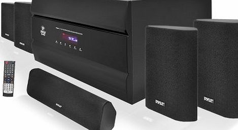 PYLE Pro PT628A 400W 5.1 Channel Home Theater System with AM/FM Tuner, CD, DVD and MP3 Player