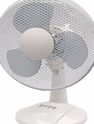 Q-Connect 300mm/12 inch Desktop Fan