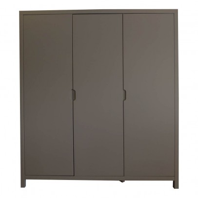 Quax Joy Wardrobe 3 Doors Dark grey `One size