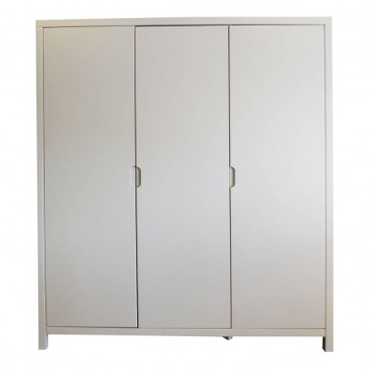 Quax Joy Wardrobe 3 Doors Light grey `One size