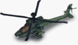 QUAY Apache Helicopter (Green) - 4D Puzzle