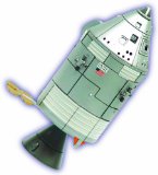 QUAY Command Module Rocket - 4D Puzzle