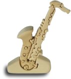 Quay Saxophone - Handcrafted Wooden Puzzle